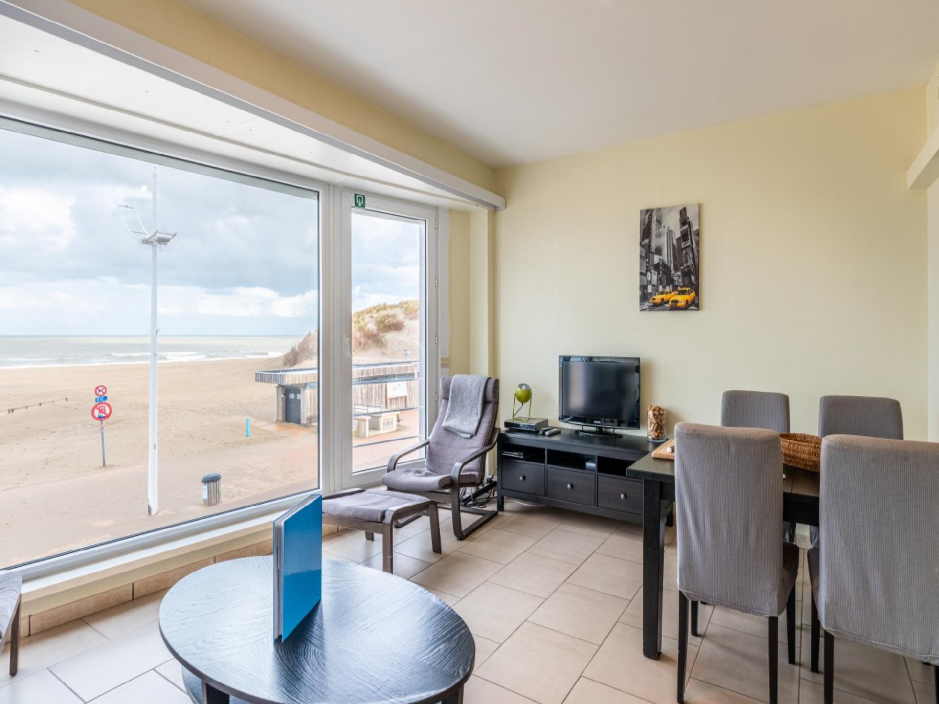 Gezellig appartement met frontaal zeezicht