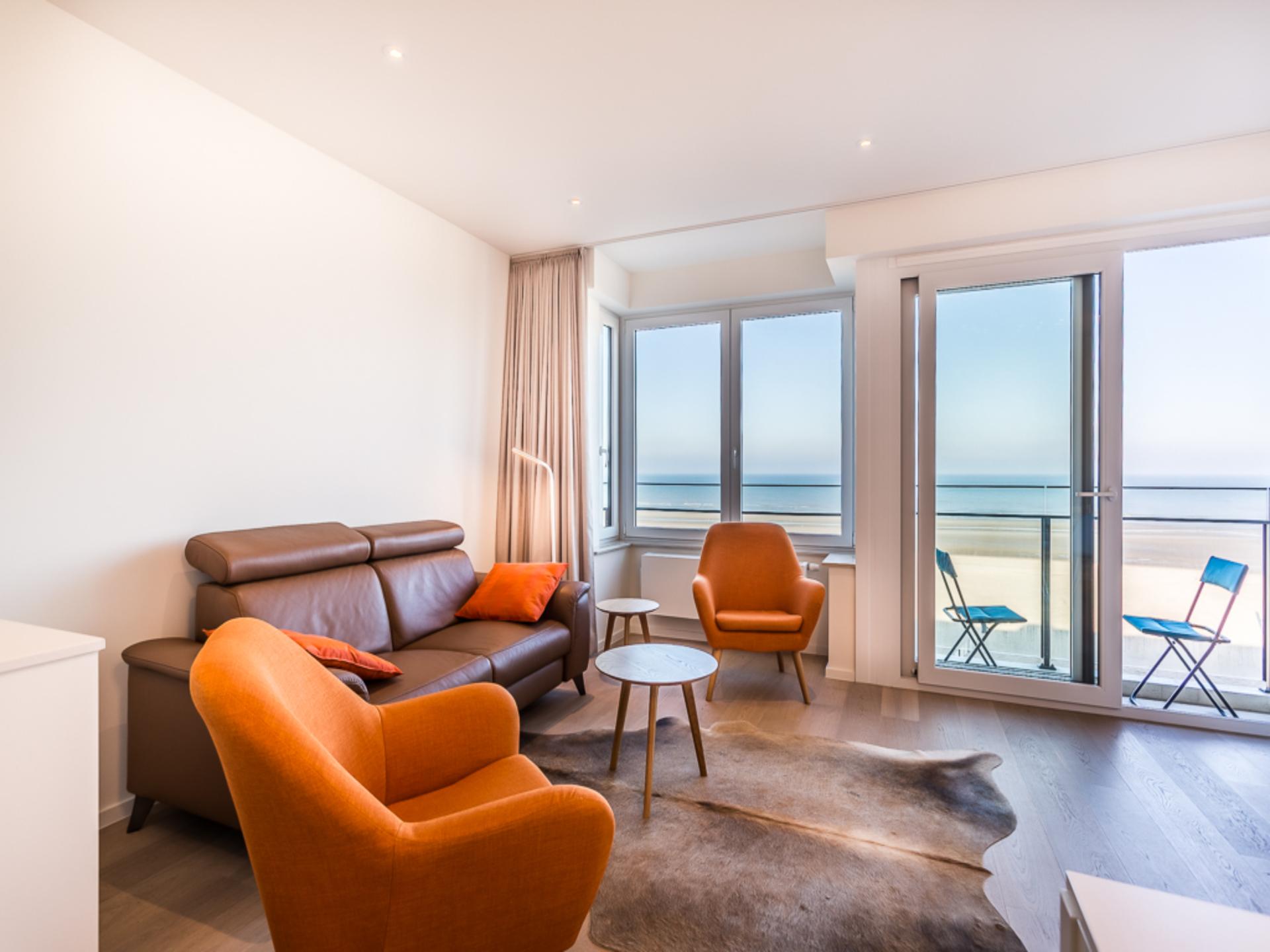 Luxe appartement met frontaal zeezicht