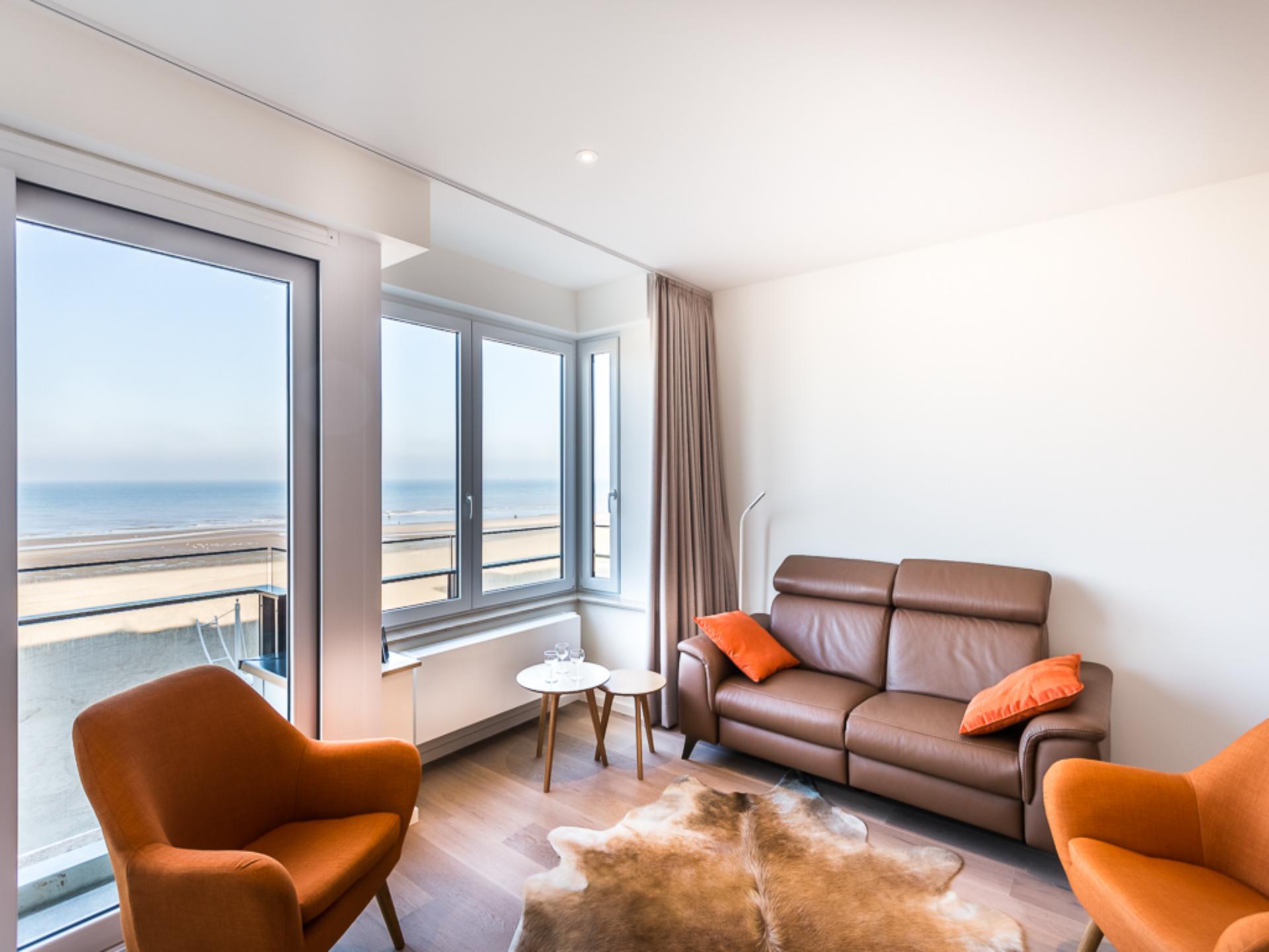 Luxe appartement met frontaal zeezicht