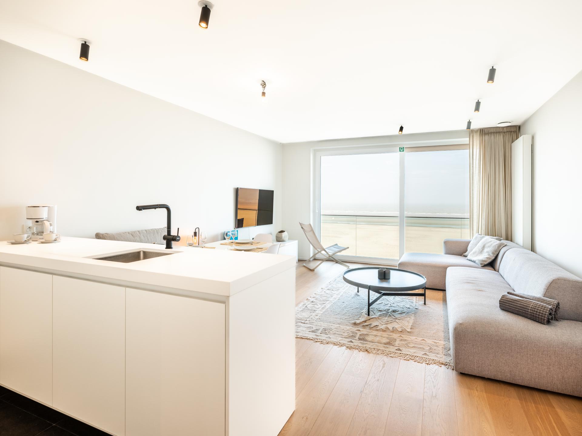 Nieuwbouw appartement met zeezicht
