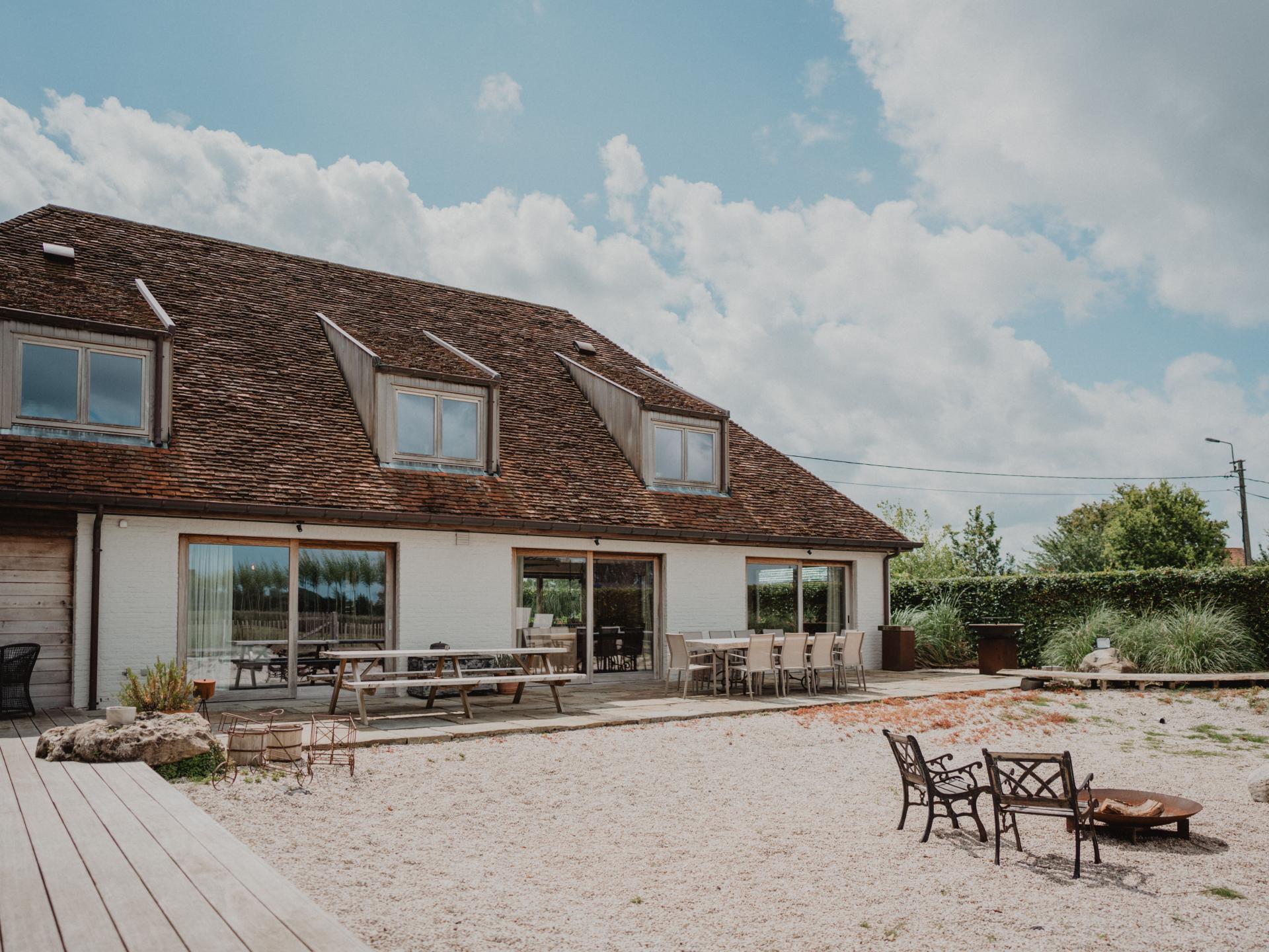 Landhuis met wellness in groene omgeving