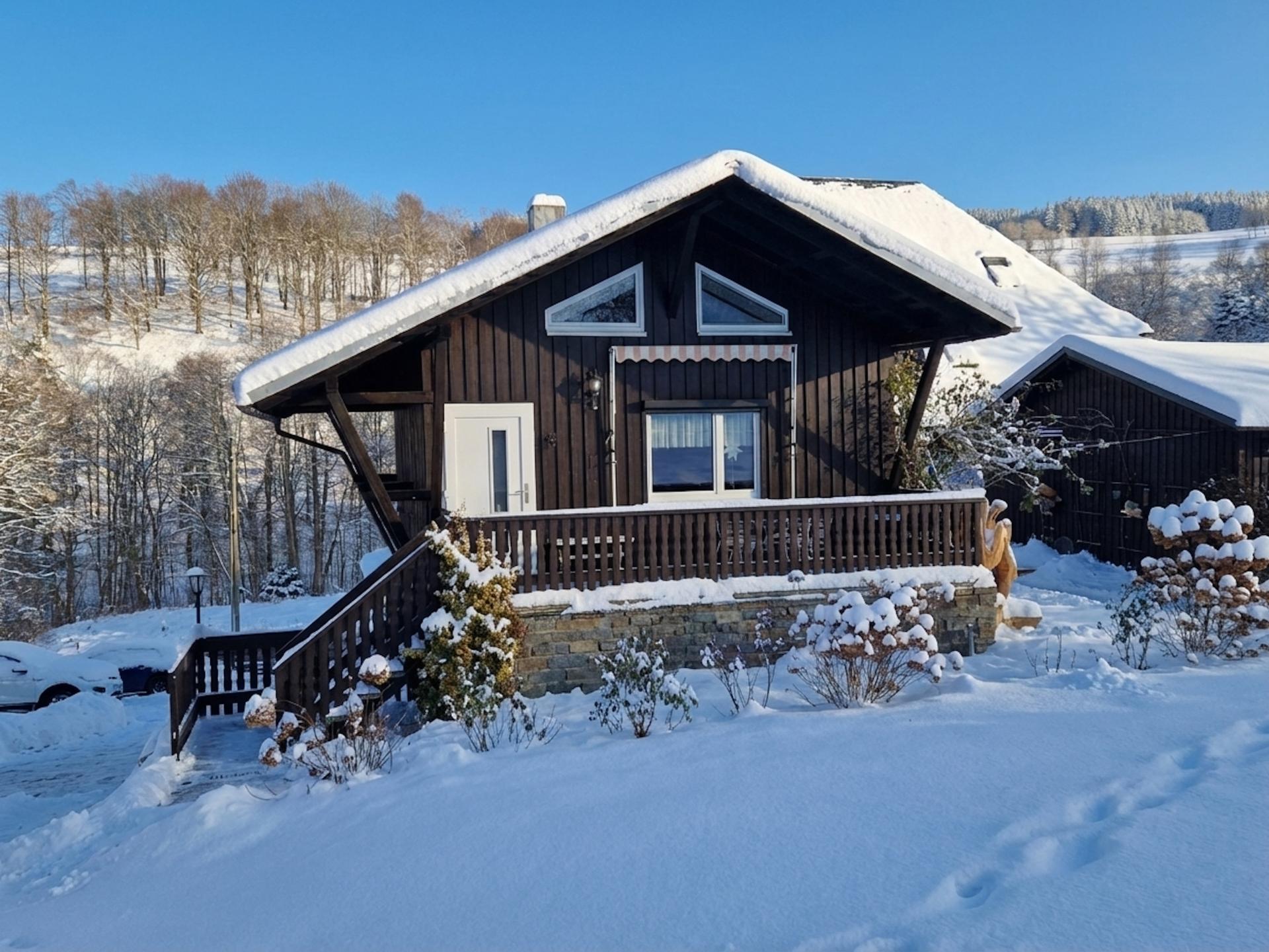 Gezellig houten chalet in het Ertsgebergte