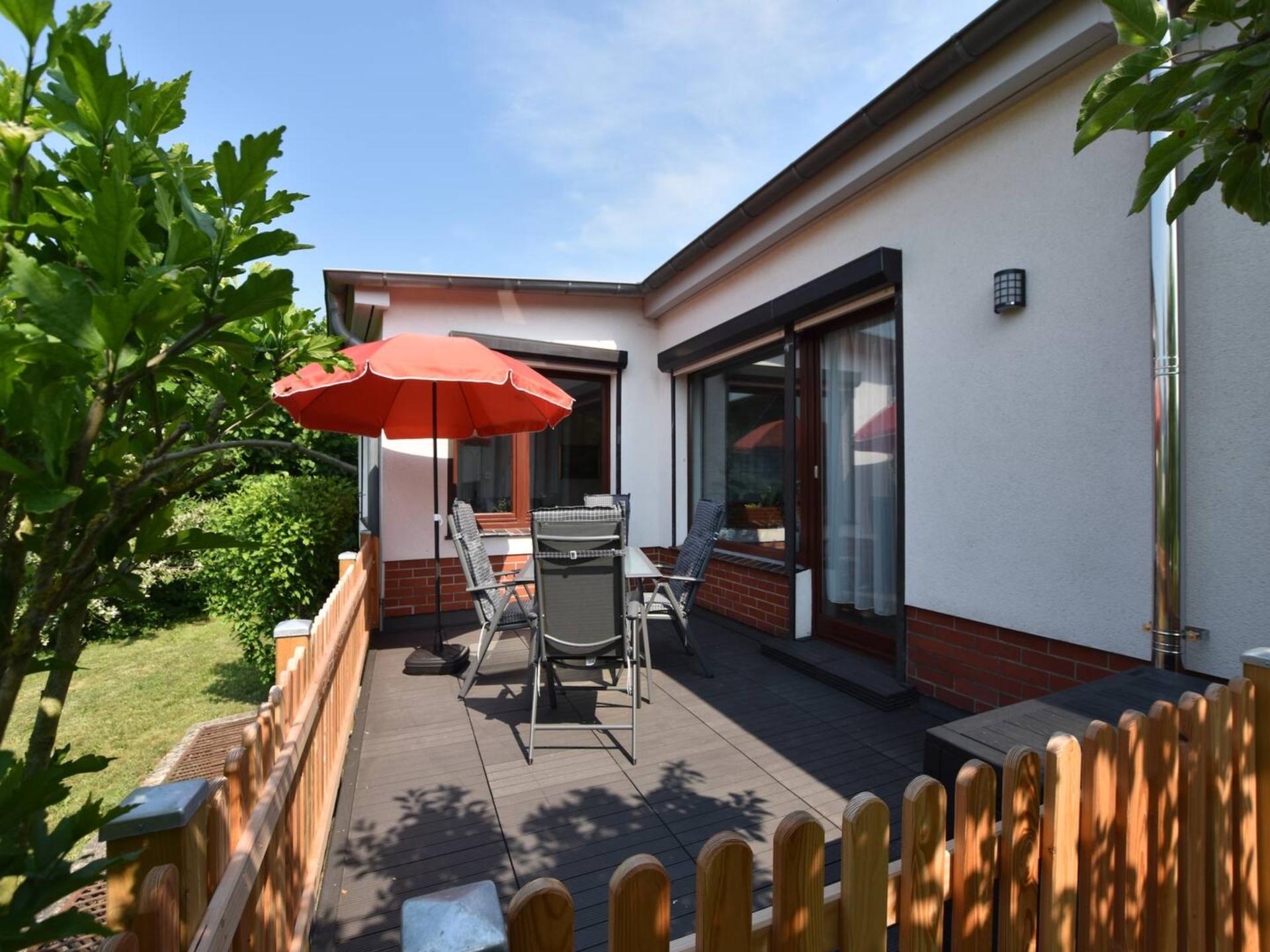 Gezellig appartement met terras en tuin
