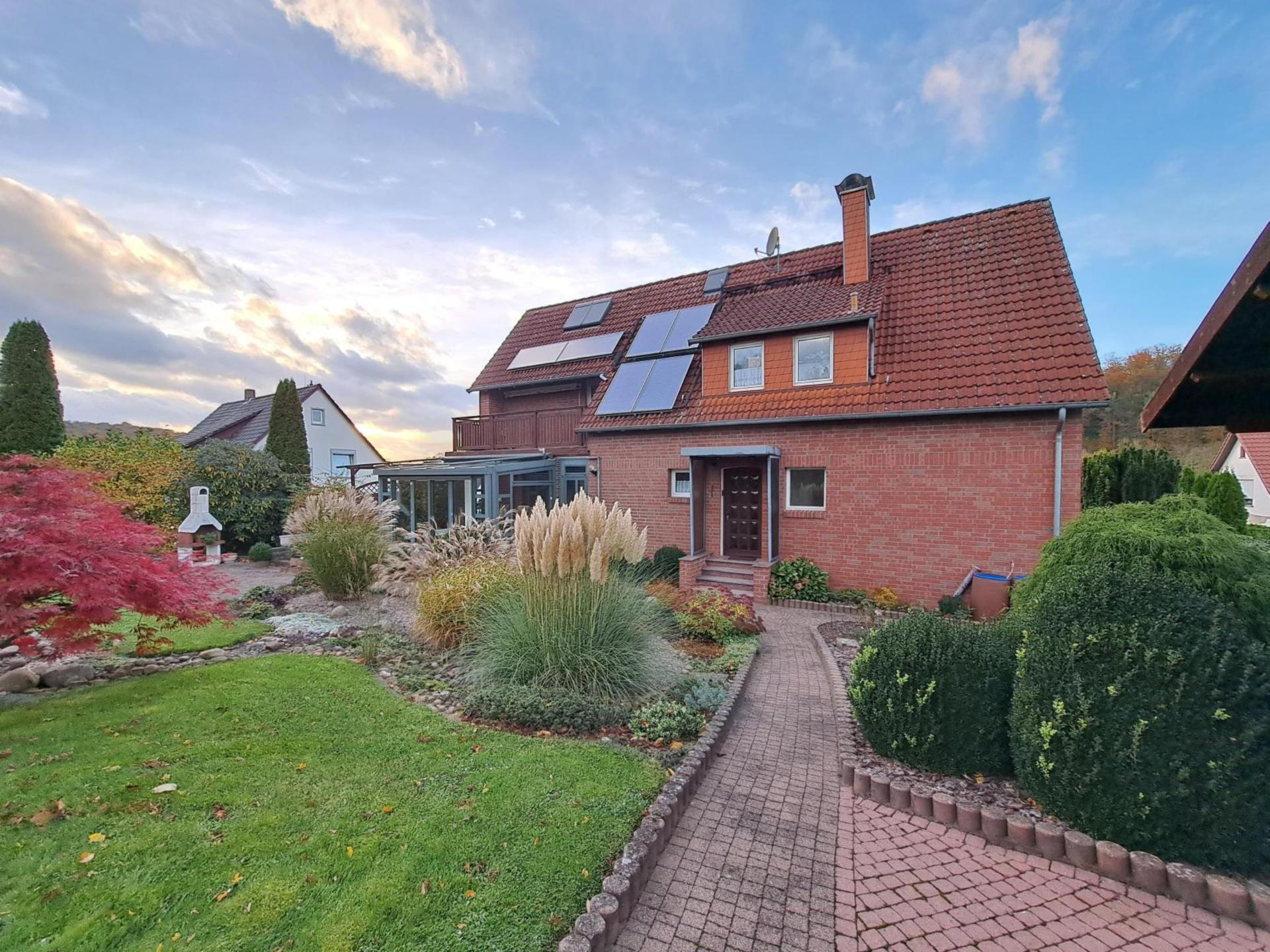 Vakantiewoning in het Weserbergland met balkon