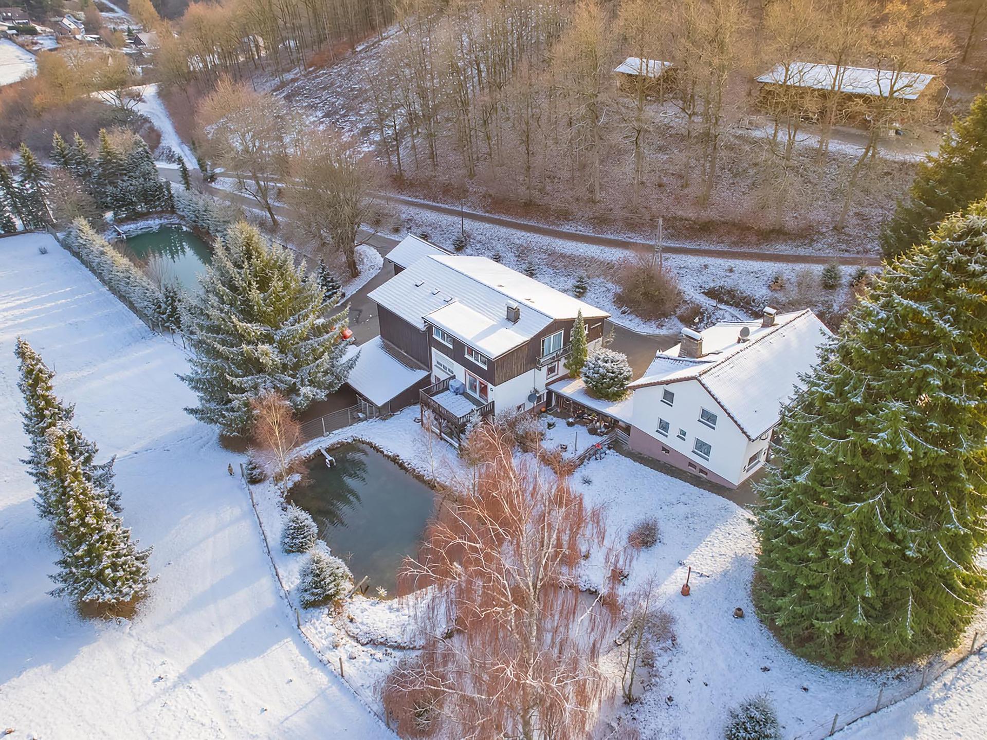 Knusse woning op de boerderij in het groen