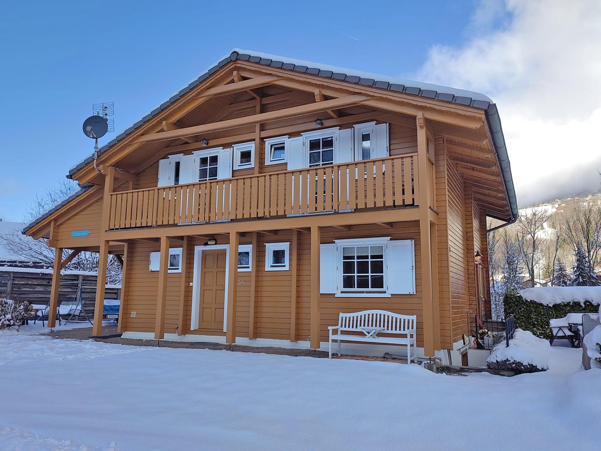 Ruim chalet met sauna in Portes du Soleil gebied