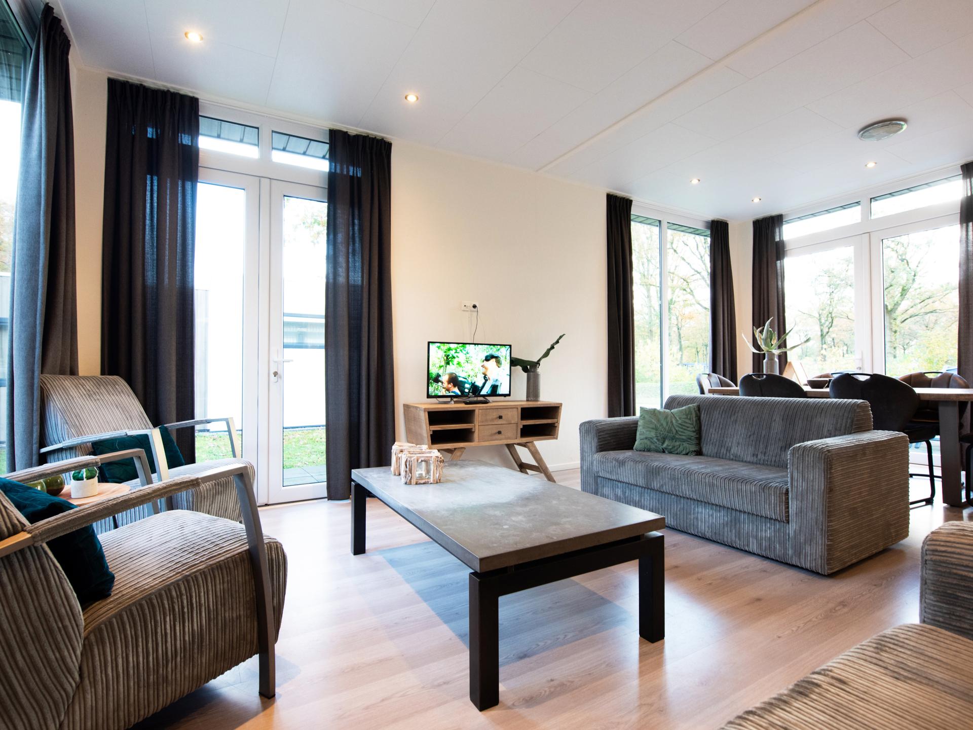 Chalet op een mooi park in Drenthe