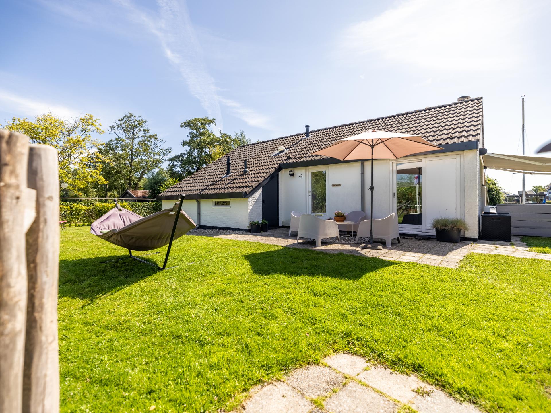 Vakantiehuis aan het water met aanlegsteiger